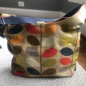 Oral Kiely Coated Canvas Bloom Purse